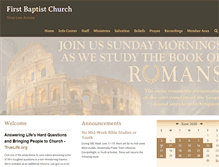 Tablet Screenshot of fbcshowlow.com
